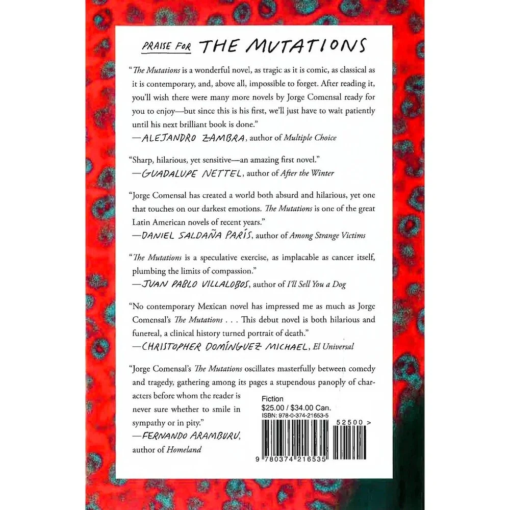 The Mutations: A Novel  by Jorge Comensal Hardcover (2019) Comedy and  Tragedy